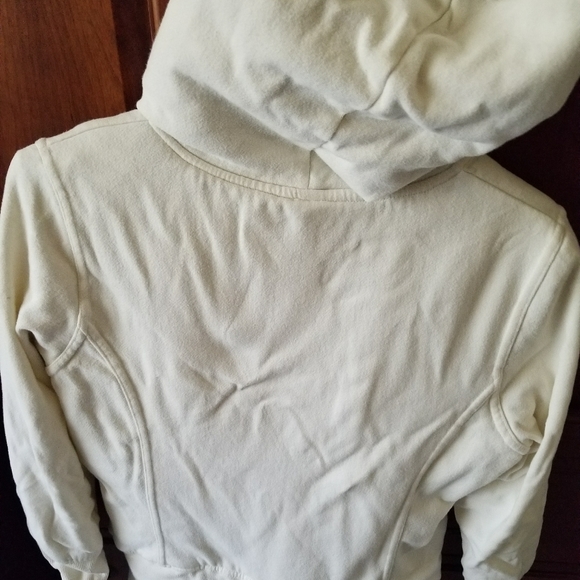 Fox M/L faux fur lined off white jacket - Picture 6 of 8